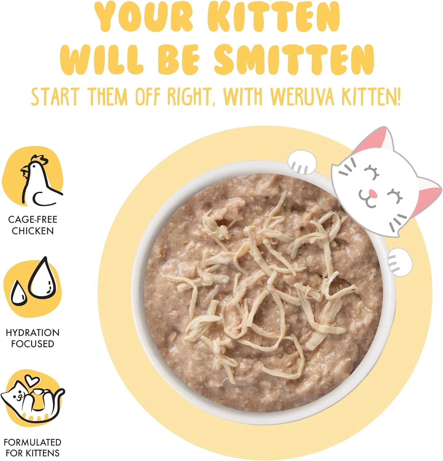 Weruva Kitten, Chicken Formula Au Jus (Pack of 12) - Image 3