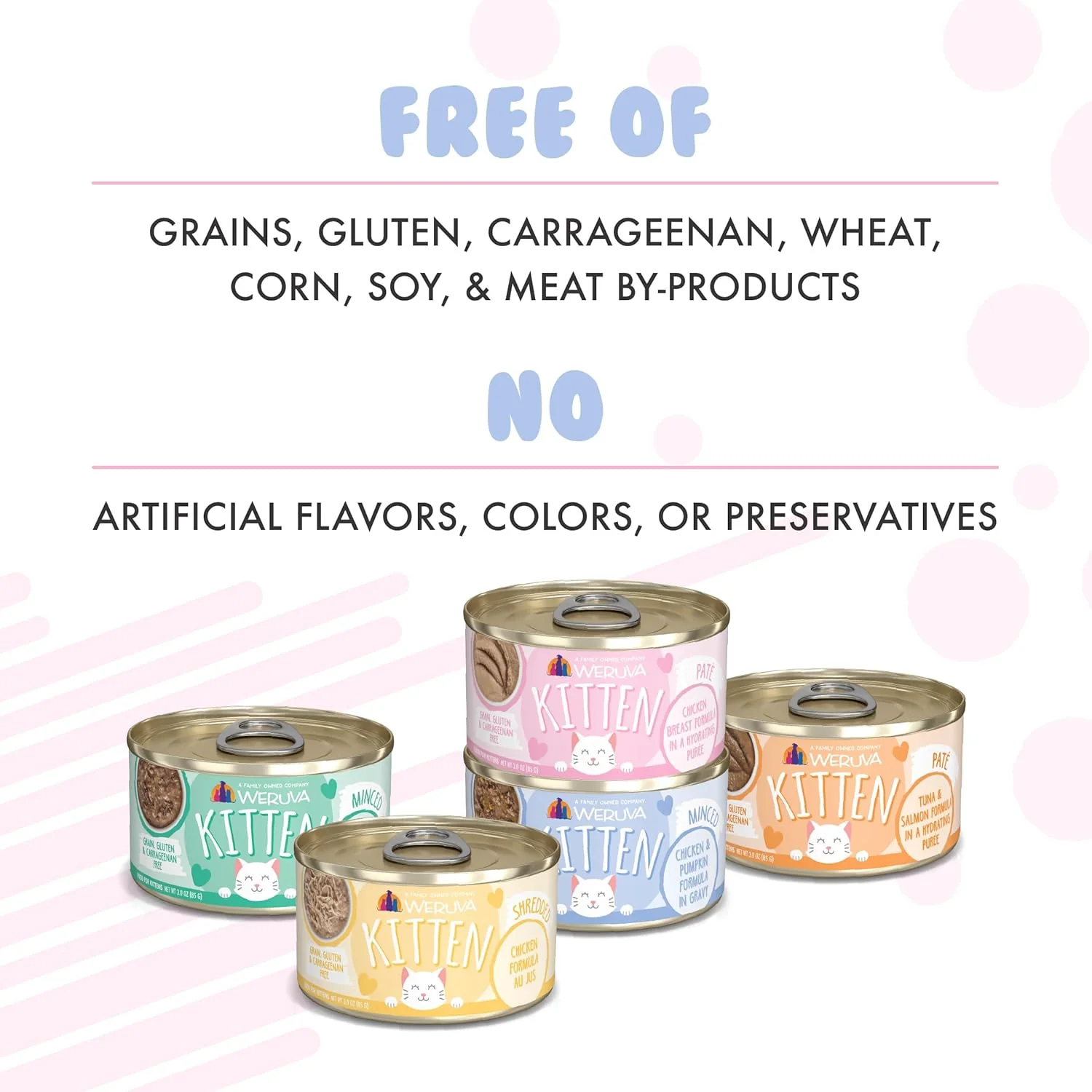 Weruva Kitten, Tuna & Salmon Formula in a Hydrating Purée (Pack of 12) - Image 6