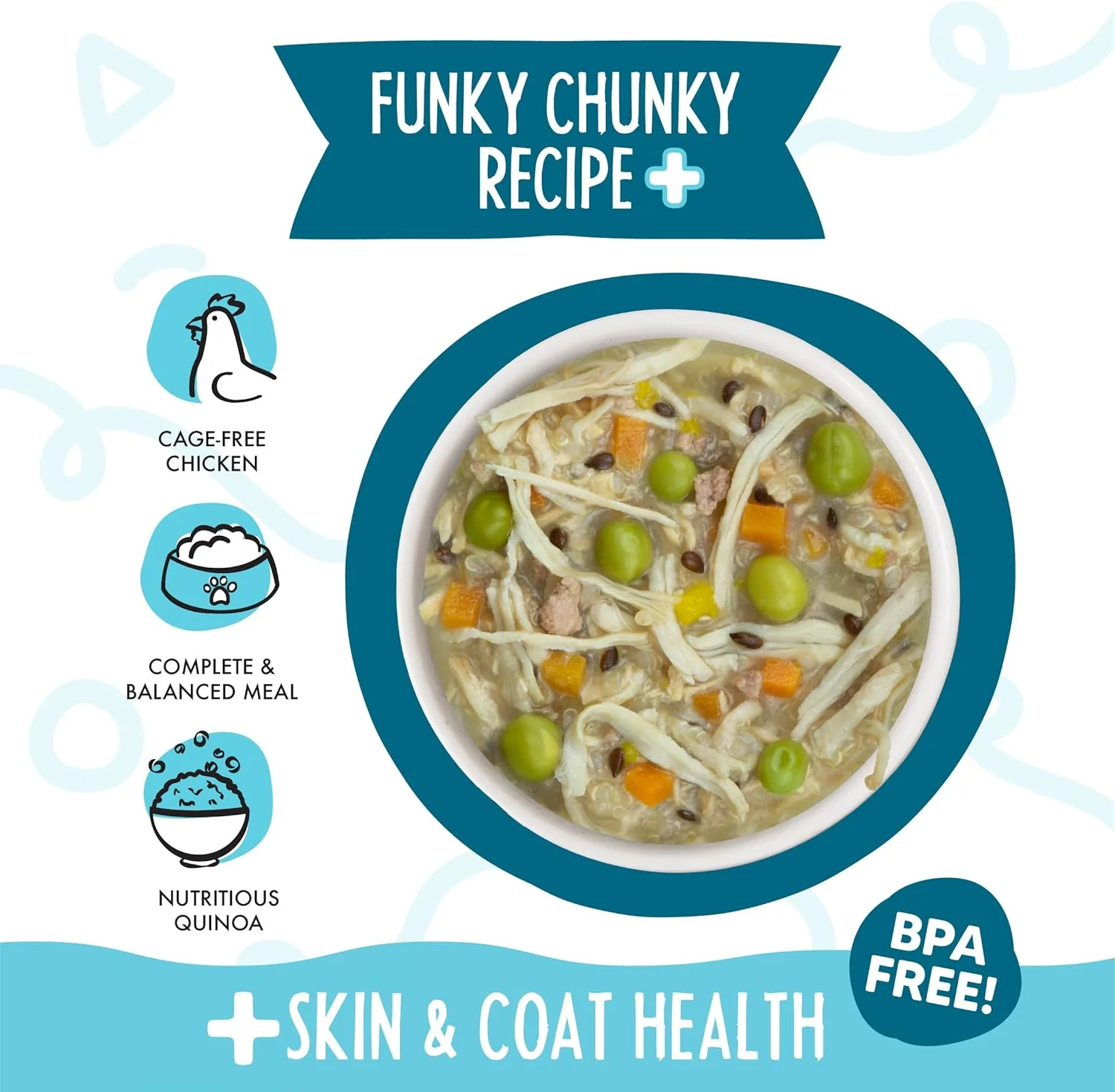 Weruva Meals 'n More Natural Wet Dog Food, Funky Chunky Plus Skin & Coat Health (Pack of 12) - Image 3