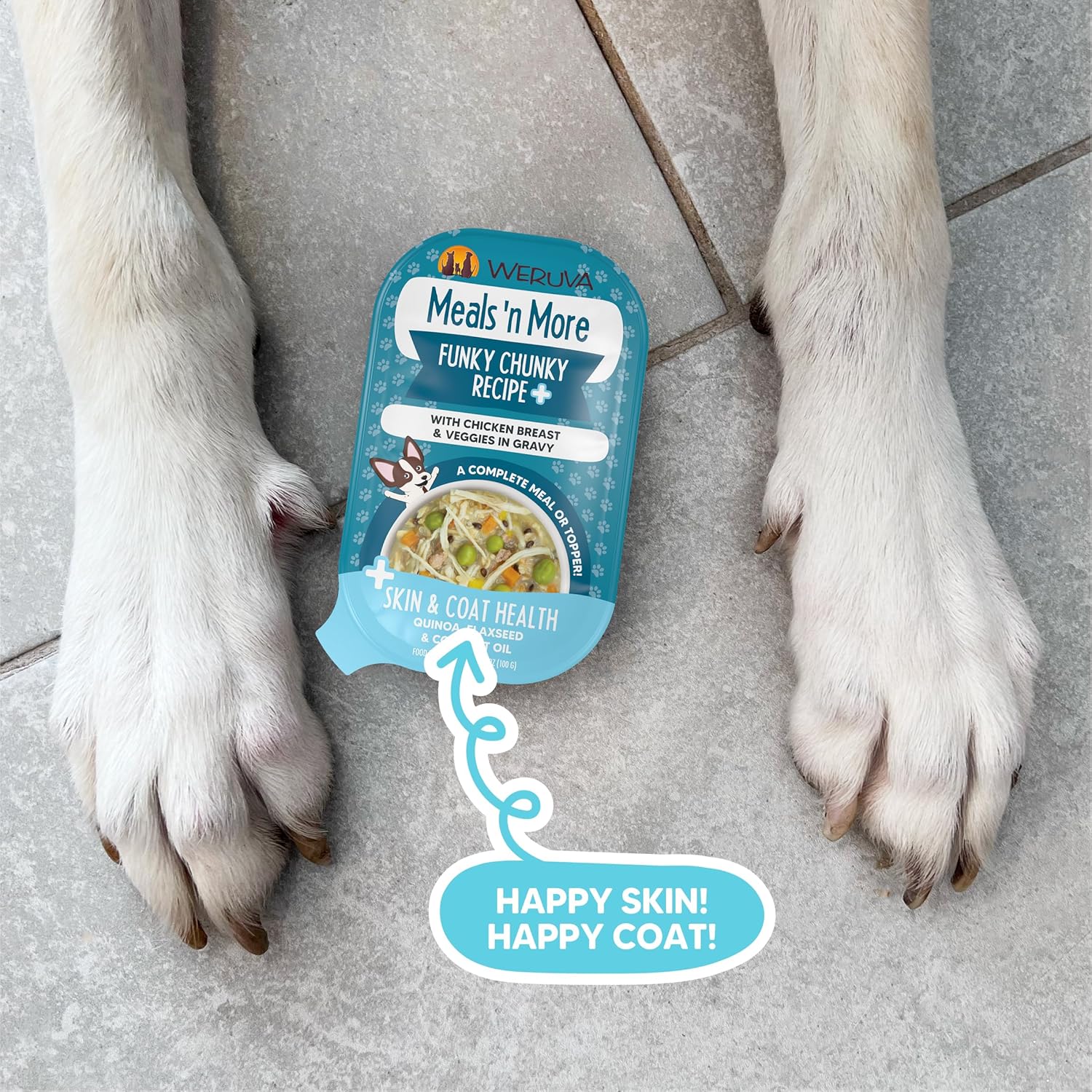 Weruva Meals 'n More Natural Wet Dog Food, Funky Chunky Plus Skin & Coat Health (Pack of 12) - Image 9