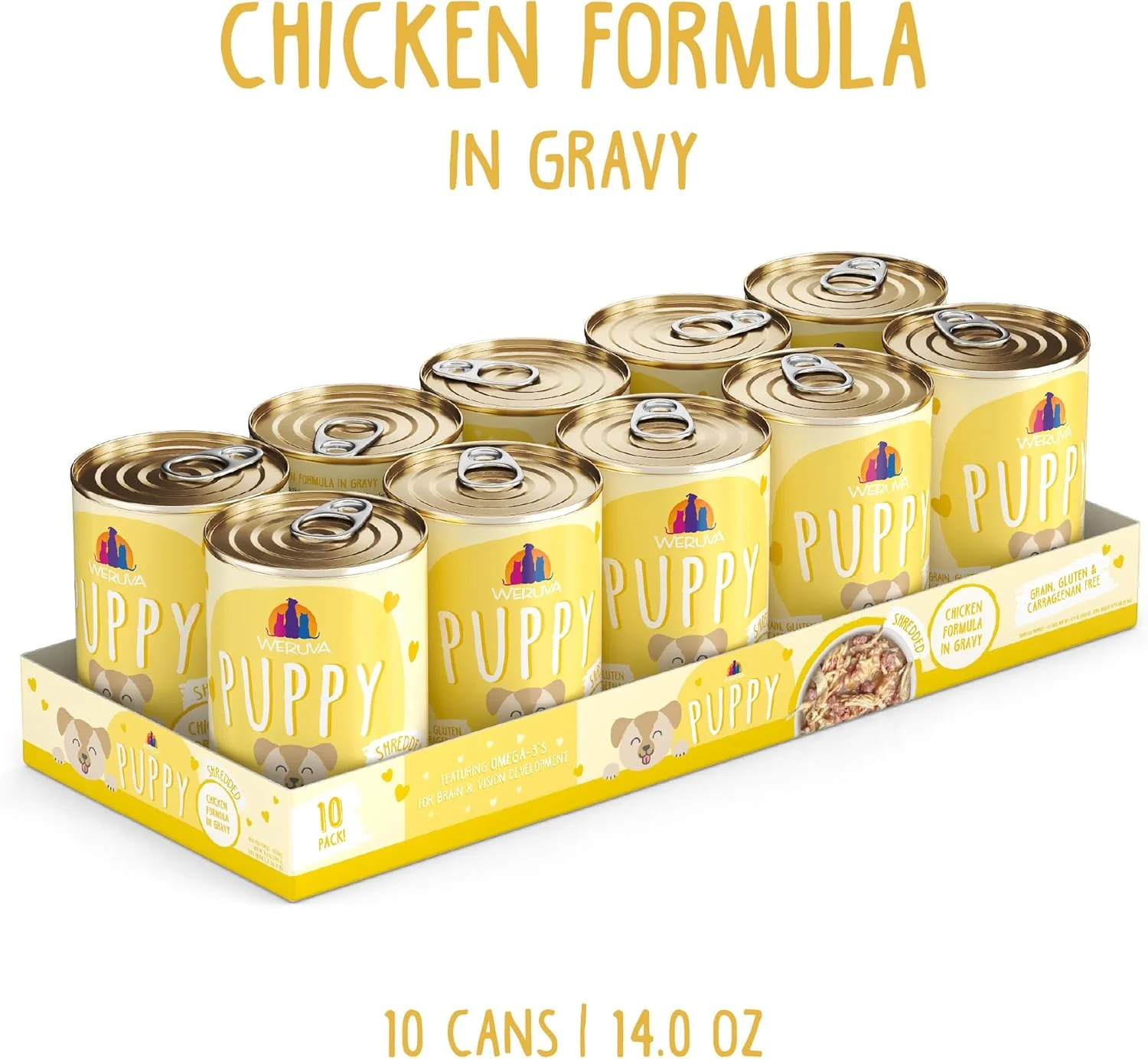 Weruva Puppy, Chicken Formula in Gravy (Pack of 10) - Image 2