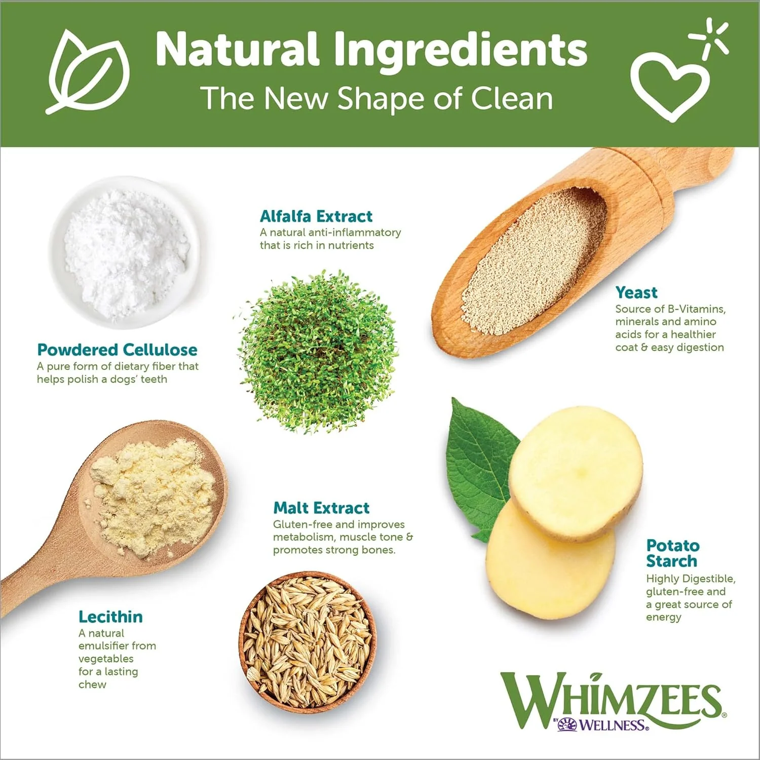 Whimzees Wellness Alligator Dog Dental Treats, Natural Chews, Large Size - Image 5