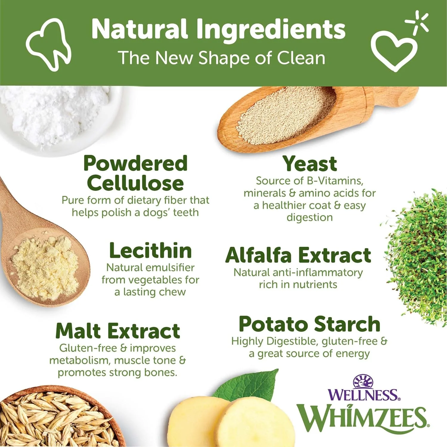 Whimzees Wellness Brushzees Dog Dental Treats, Natural Chews, Small Size Stick - Image 6