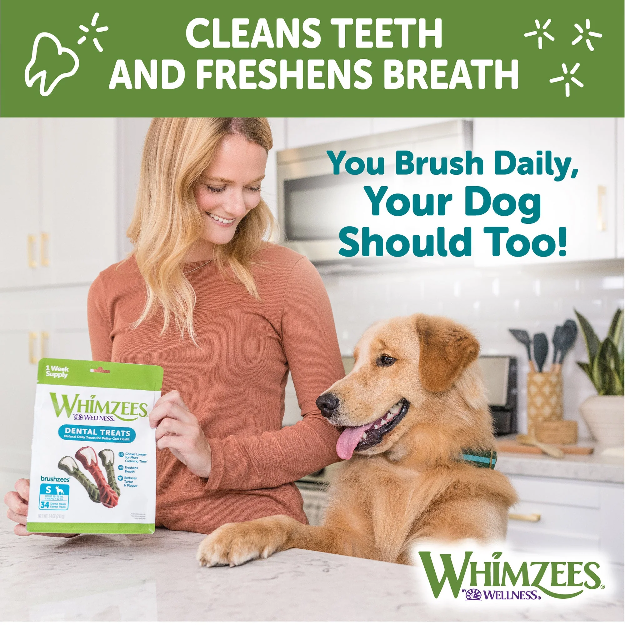 Wellness WHIMZEES Value Box Dog Dental Treats, Natural Chews, Small Size - Image 4