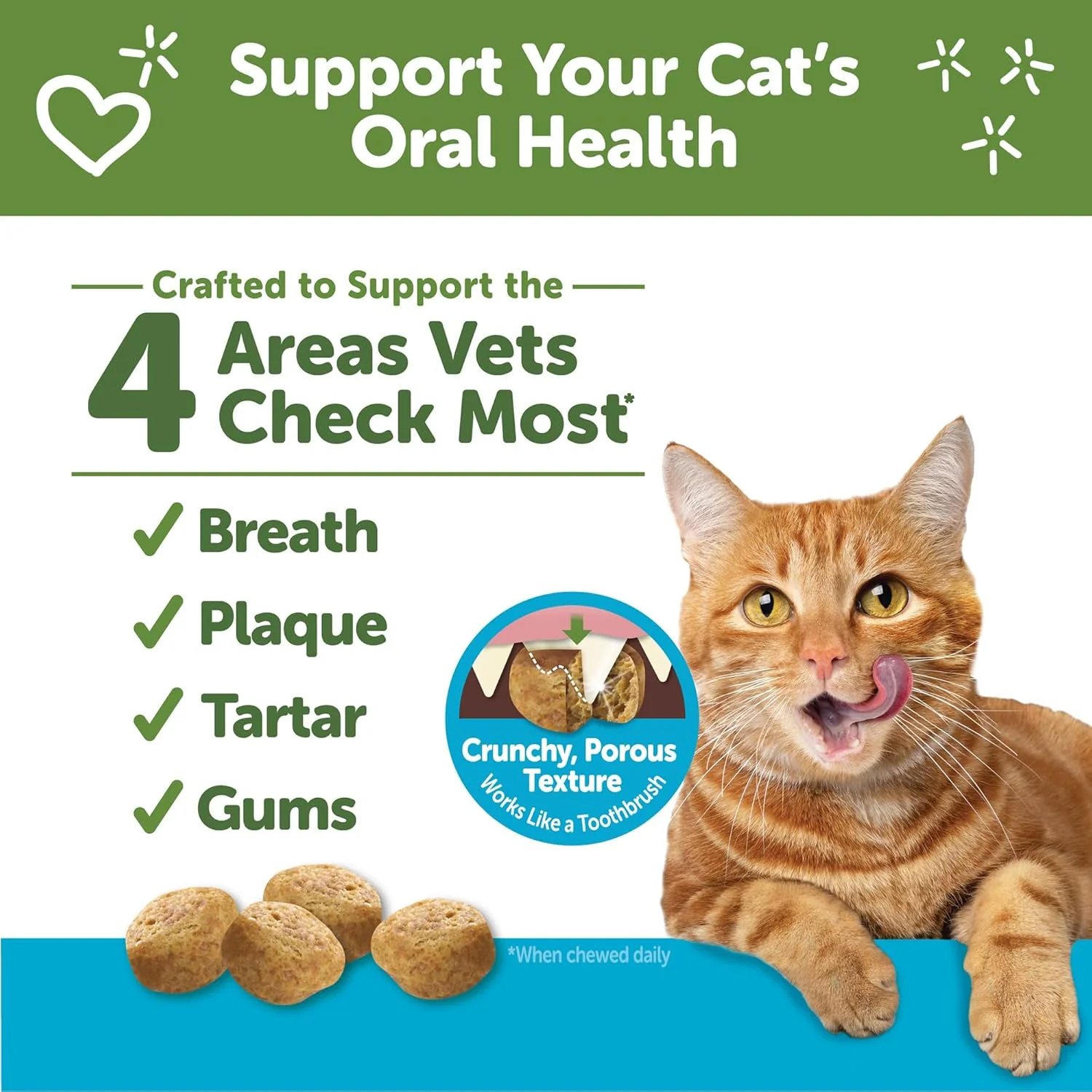 Whimzees Wellness Cat Dental Treats, Natural Chews, Chicken and Tuna Flavor - Image 2
