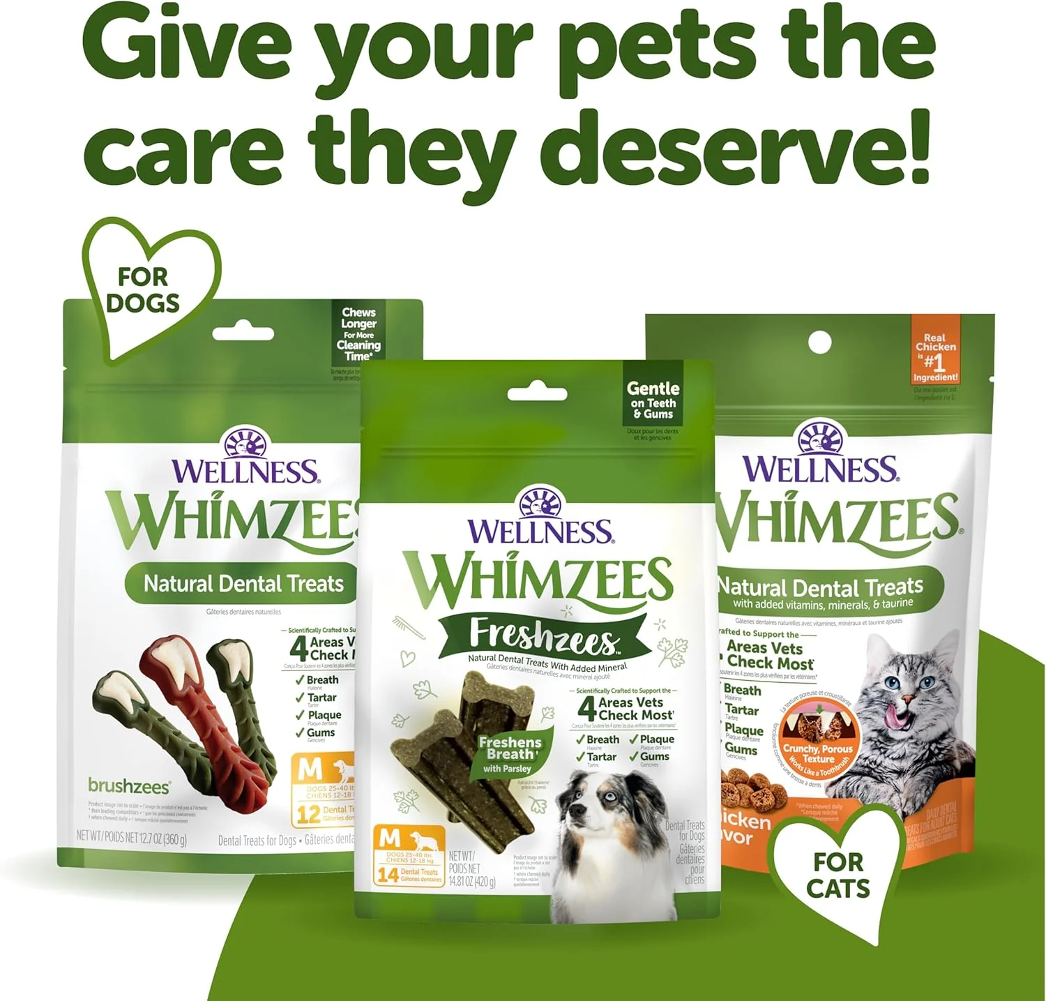 Whimzees Wellness Freshzees Dog Dental Treats, Natural Chews, Extra Small Size Stick - Image 5