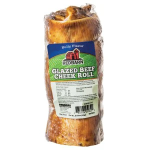Redbarn Glazed Beef Cheek Rolls - Bully Flavor 1ea/SM/MD - Image 2
