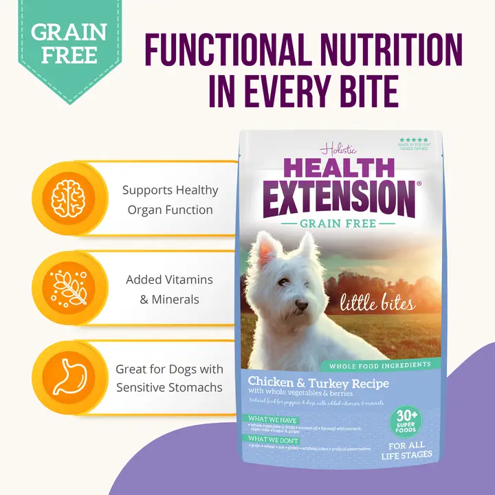 Wholesale Grain Free Chicken & Turkey Little Bites Recipe 3.5 lb - Image 4