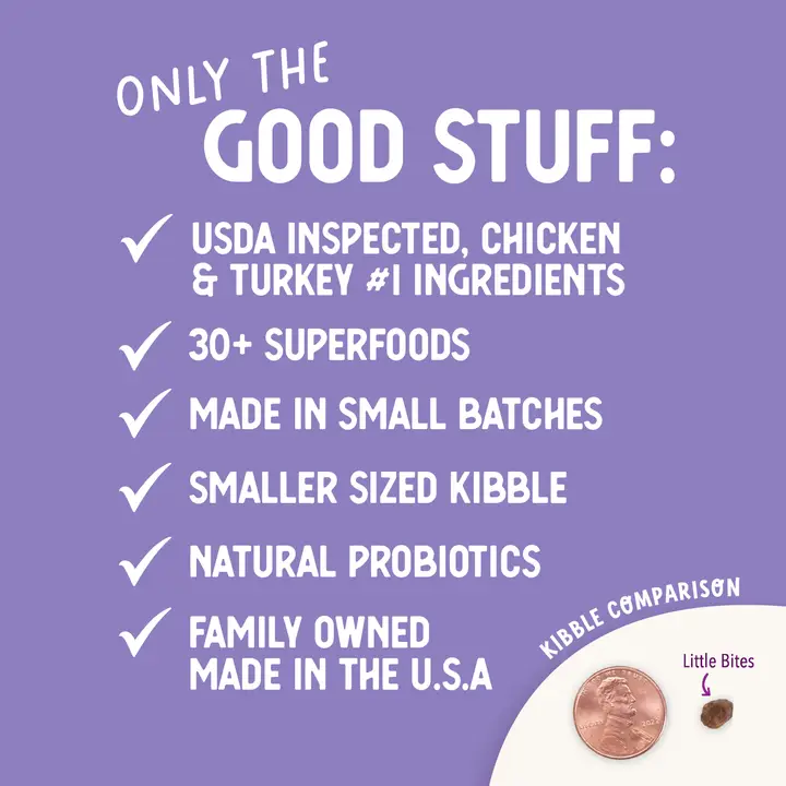 Wholesale Grain Free Chicken & Turkey Little Bites Recipe 3.5 lb - Image 9