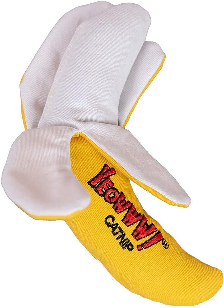 Yeowww!, Chi-CAT-a Catnip Peeled Banana Cat Toy - Image 3