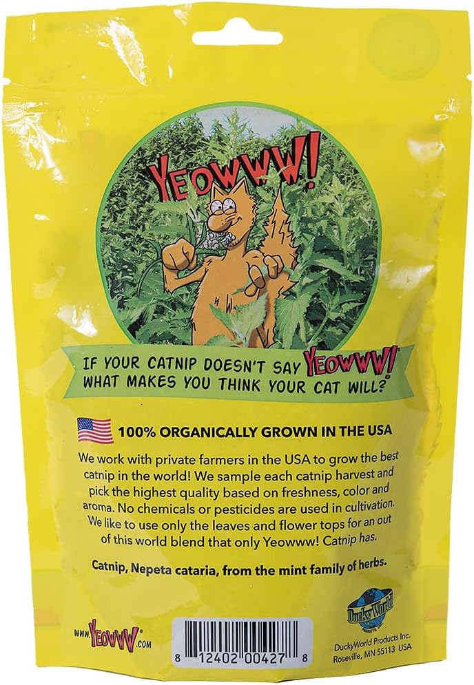 Yeowww! Organically Grown Catnip 2oz Pouch - Image 2