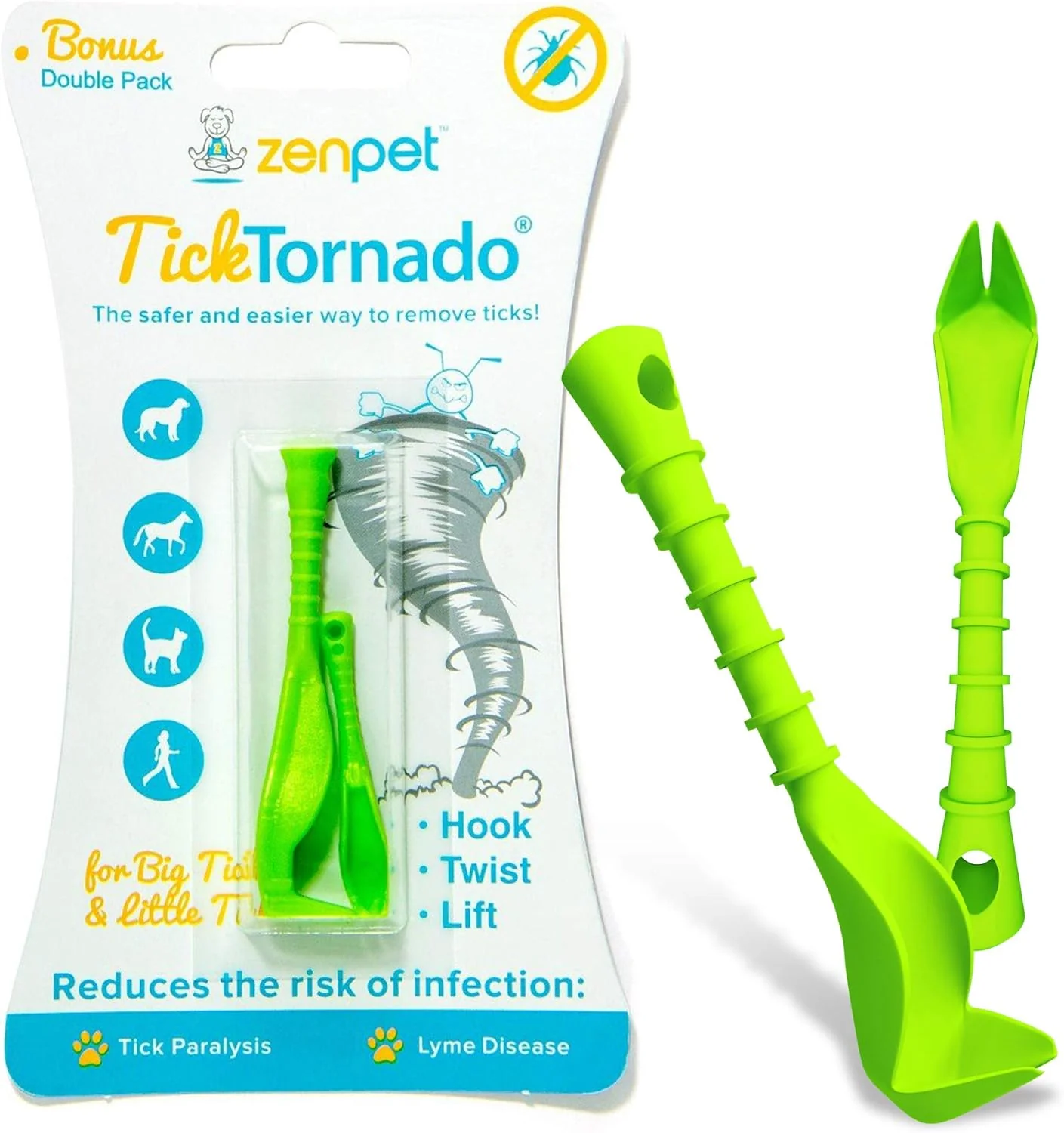 ZenPet Tick Tornado - Tick Remover for Dogs & Cats & People - Value Pack - Image 5