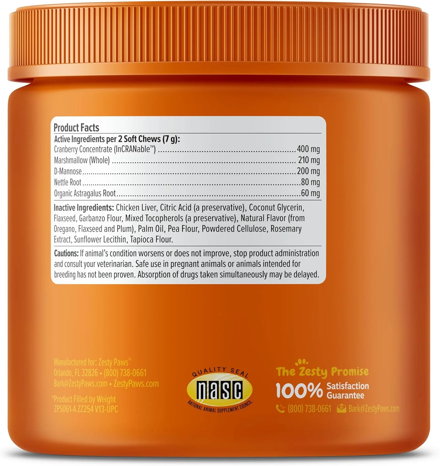 Zesty Paws Cranberry Supplement for Dogs - Bladder Control for Dogs - Urinary Tract Support - Cranberry Chews - Immune & Gut Support - Chicken - 90 Count - Image 6
