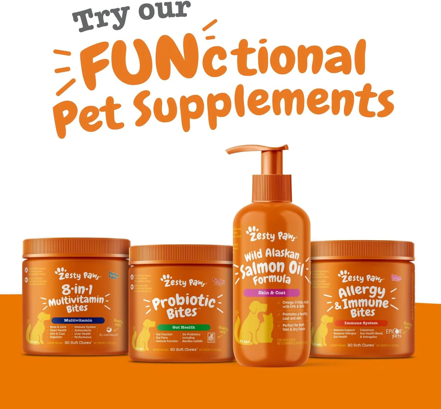 Zesty Paws Dental Bones - Fights Tartar & Plaque - Gum, Teeth & Bone Health - Cinnamon for Dog Breath - Immune, Joint, Gut, Skin & Coat Support - Omega 3 EPA & DHA and Calcium - Medium Dogs - 12 ct… - Image 5