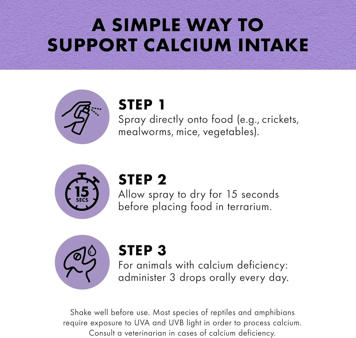 Zilla Calcium Supplement Spray 8 oz. - Image 3