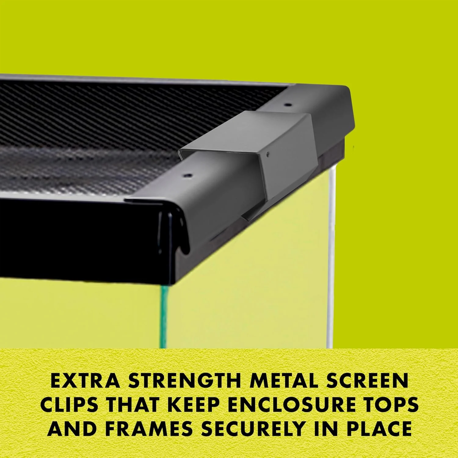 Zilla Heavy Duty Screen Clips, Secures Screen Covers to Terrarium, Fits - Image 2
