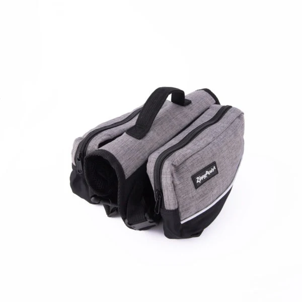 ZippyPaws Adventure Gear Graphite Backpack For Dogs - Image 2
