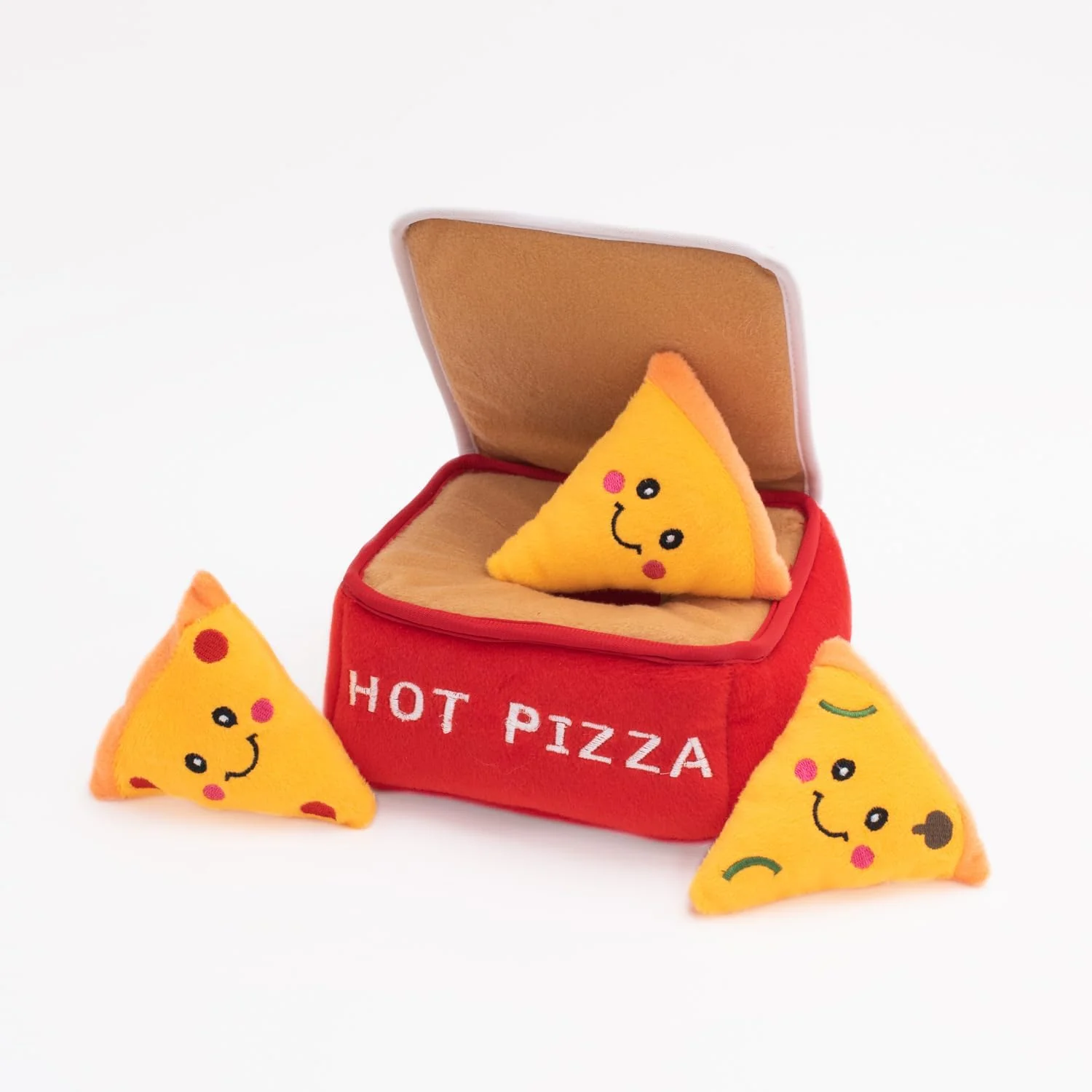 ZippyPaws Burrow for Small & Medium Dogs- Pizza Box - Image 4