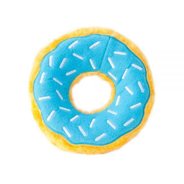 ZippyPaws Donutz Squeaky No Stuffing Plush Dog Toy - Image 3