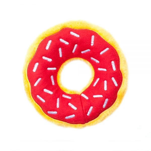 ZippyPaws Donutz Squeaky No Stuffing Plush Dog Toy - Image 5