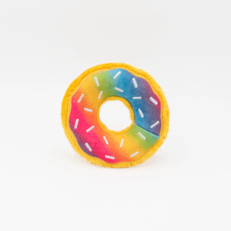 ZippyPaws Donutz Squeaky No Stuffing Plush Dog Toy - Image 6