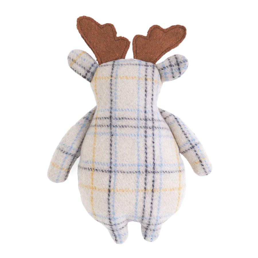 ZippyPaws ecoZippy Cotton Cuddler Dog Toy Moose - Image 2