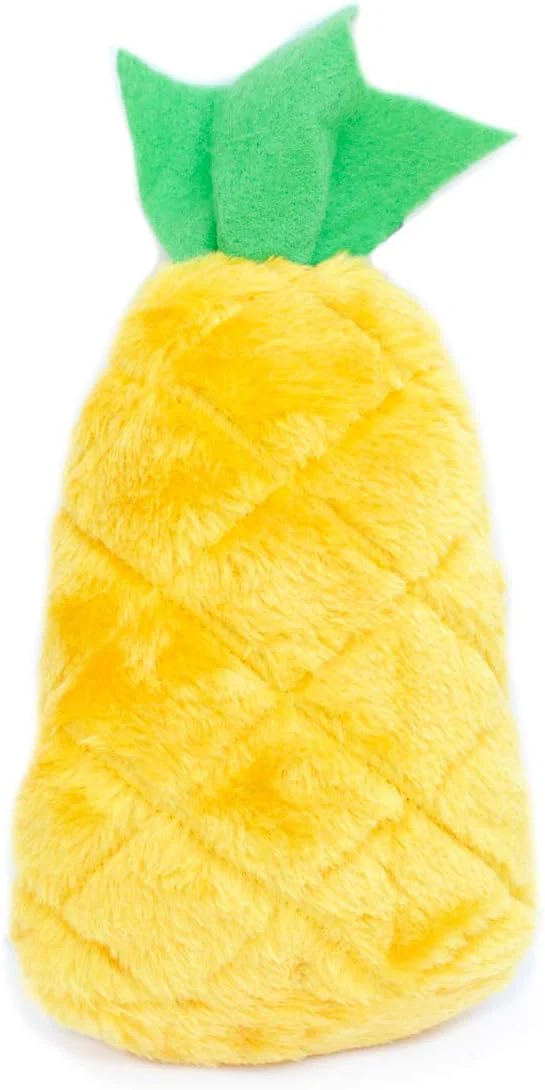 ZippyPaws NomNomz Plush Pineapple Dog Toy - Image 4