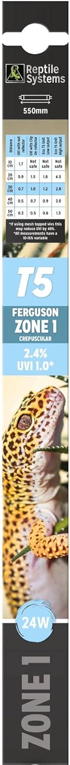 Reptile Systems T5 Ferguson Zone 1 , 2.4% UVB - Image 2