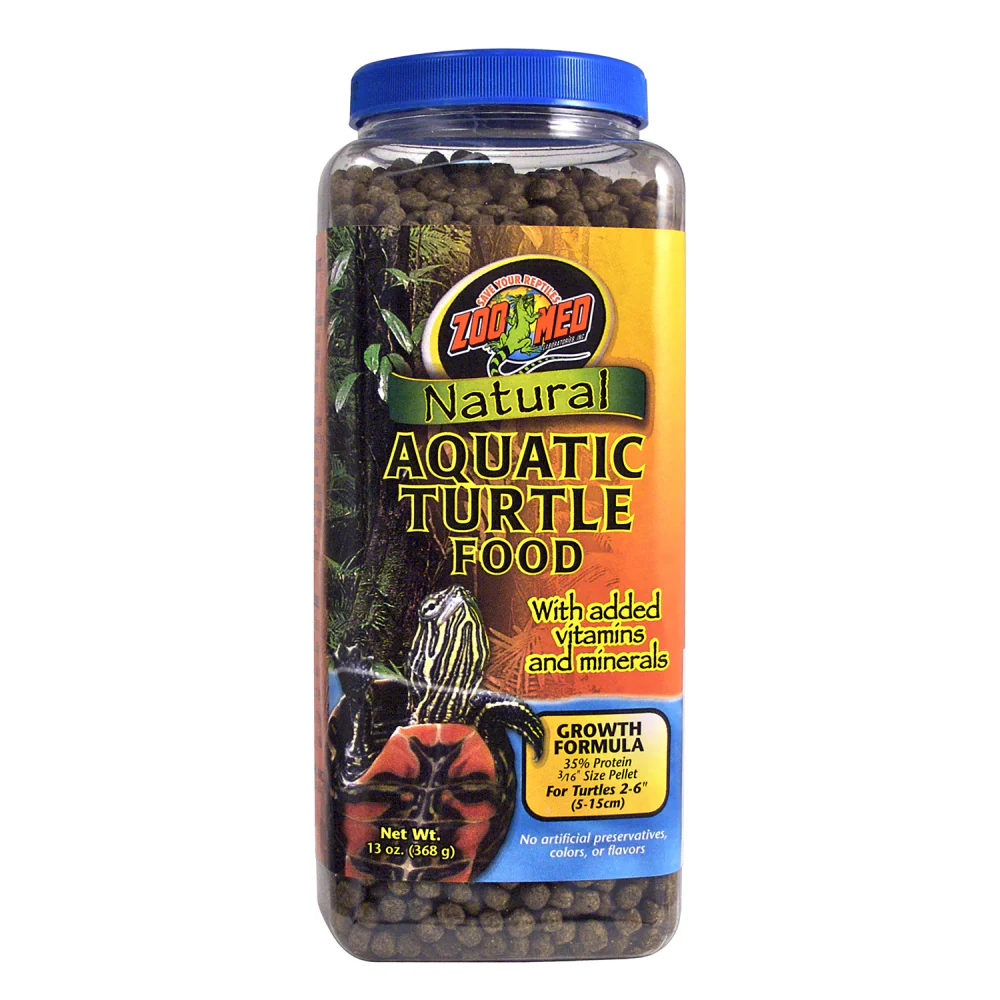 Zoo Med Natural Aquatic Turtle Food Growth Formula Dry Food - Image 2
