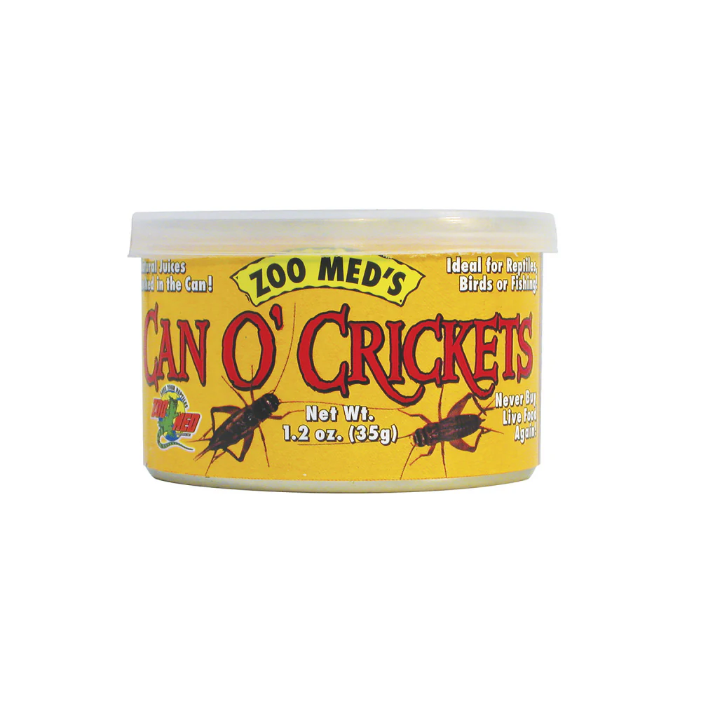 Zoo Med Can O' Mini Crickets Reptile Wet Food