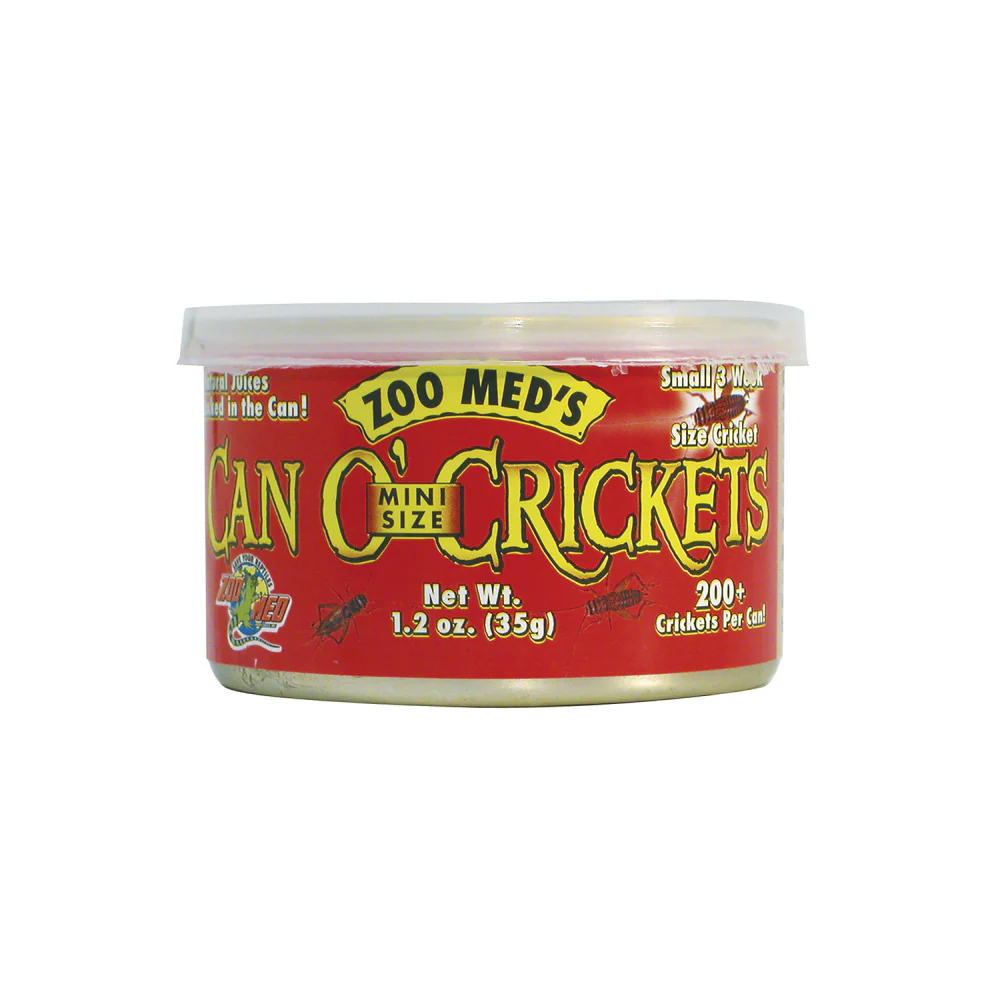 Zoo Med Can O' Mini Crickets Reptile Wet Food - Image 2