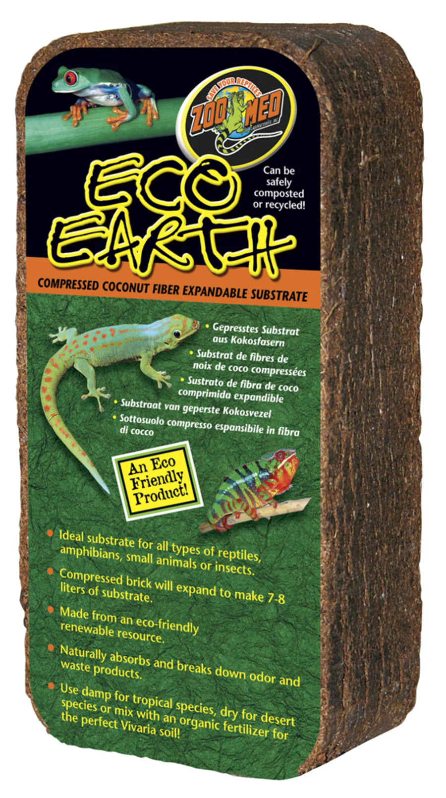 Zoo Med Eco Earth Coconut Fiber Substrate Brown - Image 3