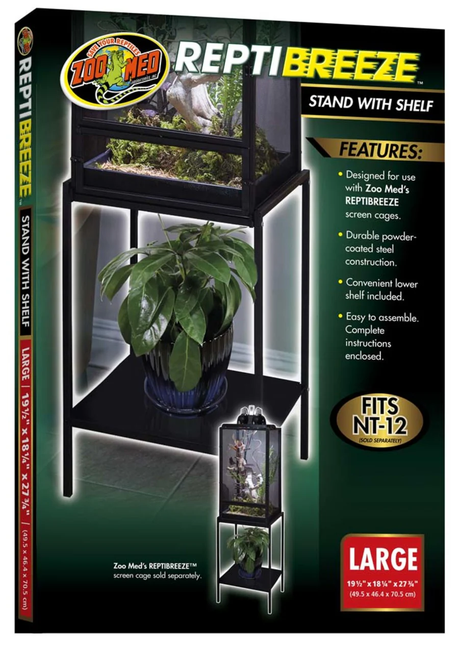 Zoo Med ReptiBreeze Stand with Shelf - Image 3