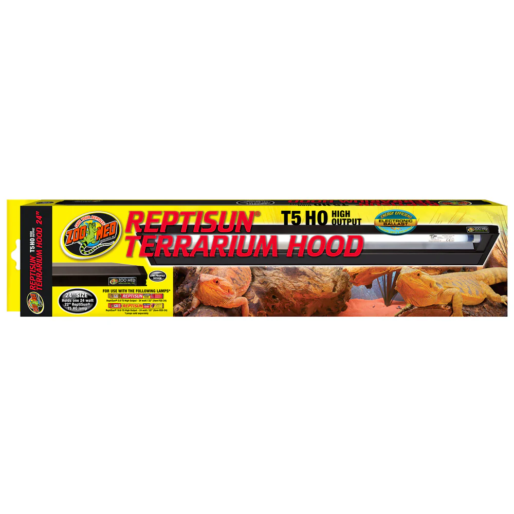 Zoo Med T5 HO Reptisun Hood w/ 5.0 Bulb