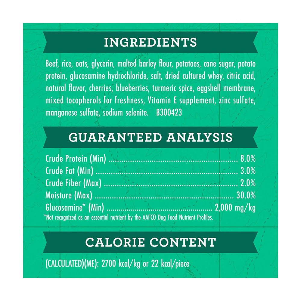 Zuke's® Hip and Joint® Beef Recipe Dog Treat, 6oz - Image 3